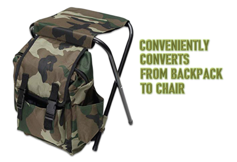 2 in 1 Folding Outdoor Chair Backpack