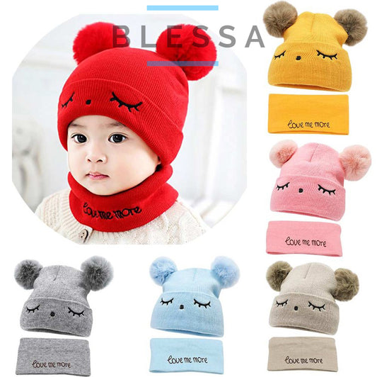 Blessa™ Winter Baby Toque and Neck Warmer