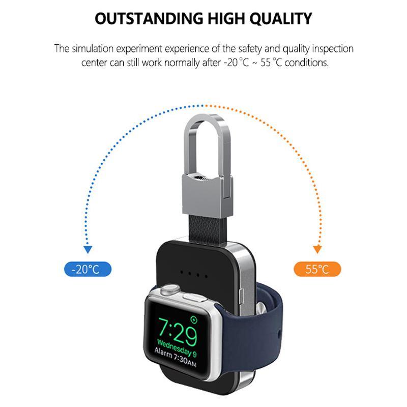 Qi Wireless Charging Keychain for Apple iWatch