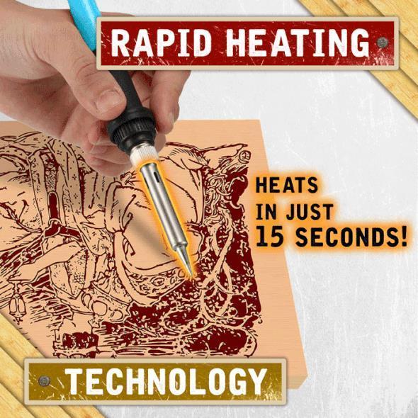 Wood Burning Pyrography Kit