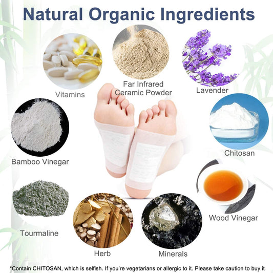 Detox Foot Pads (10 Pads/box)