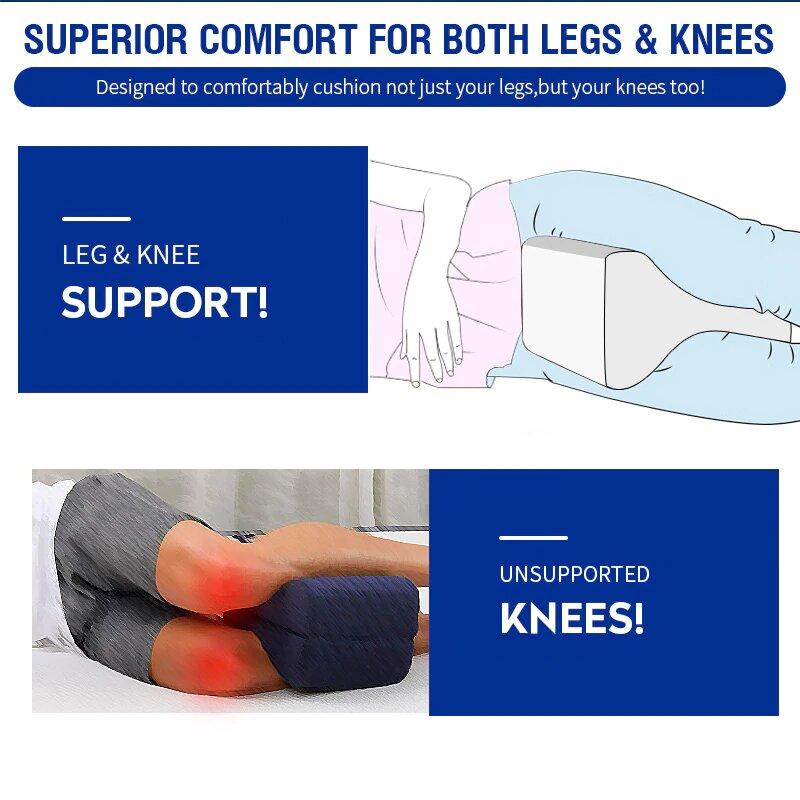 Memory Leg Pillow For Side Sleeper Sciatica Relief
