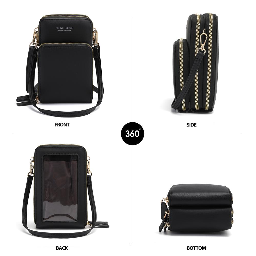 Clean & Safe Touch Screen Crossbody Bag