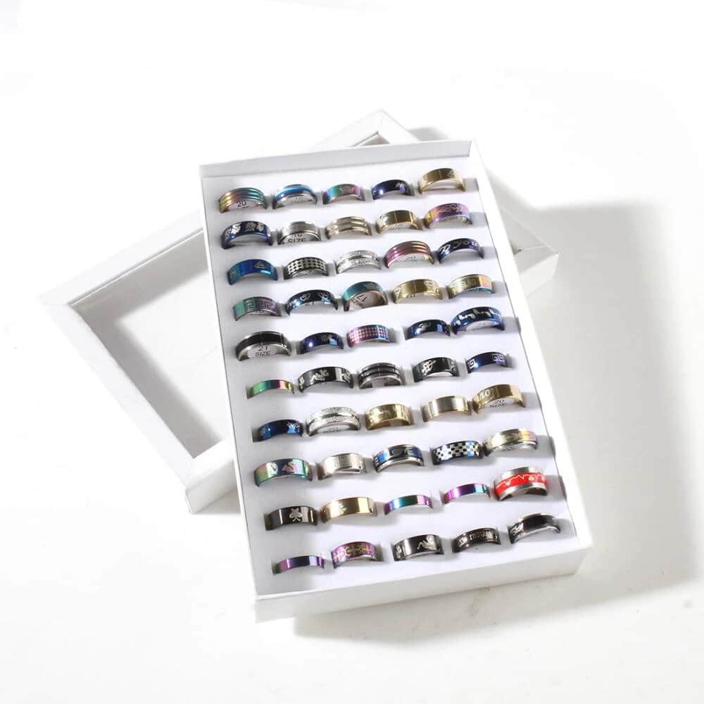 MIXED EMBLE™ RING SET