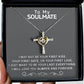 DIAMOND CROSS JEWEL NECKLACE