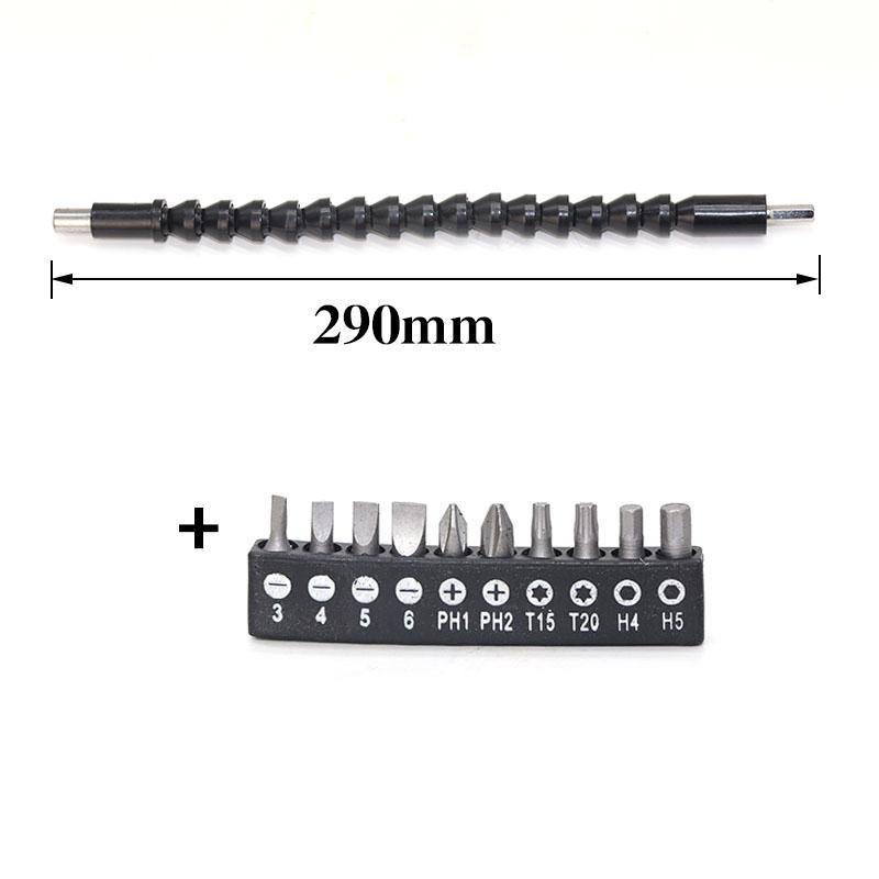 Universal Flexible Drill Shaft w/ Bits