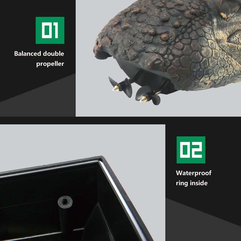 RC Crocodile Head