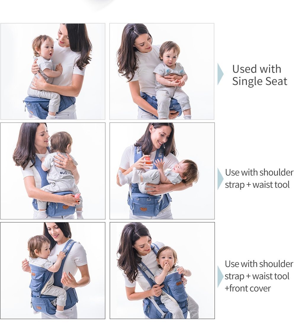 2 in 1 Hip/Seat Baby Carrier