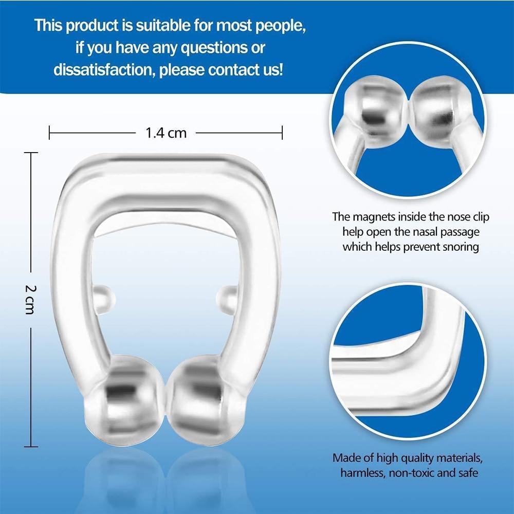 SNORE STOPPER MAGNETIC NOSE CLIP (4 Pack)