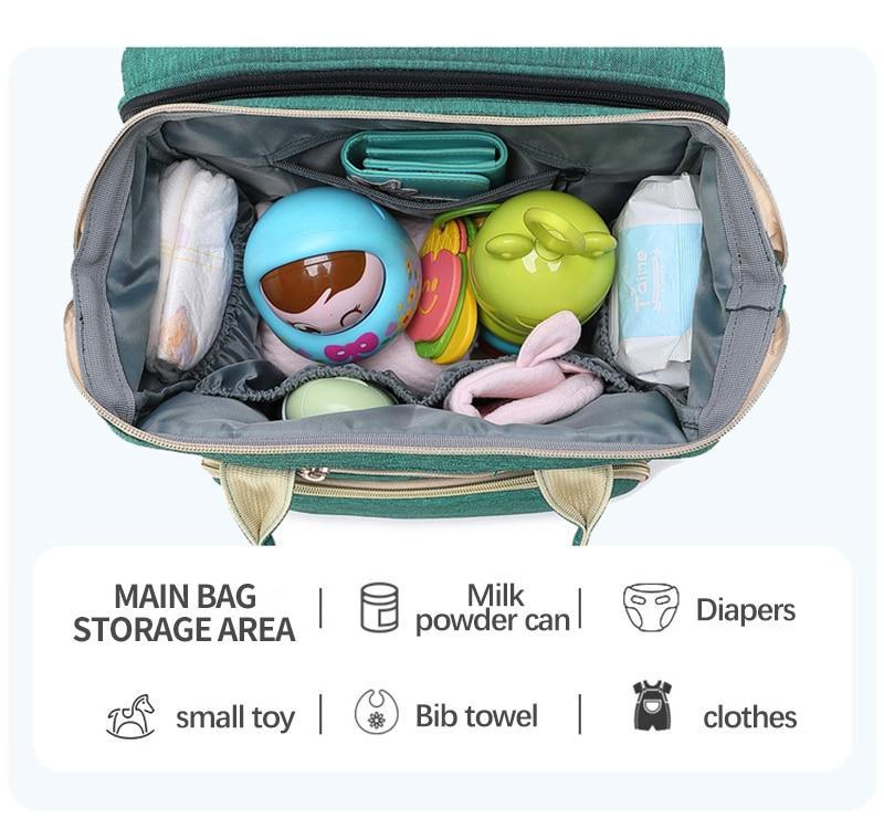 Nappy Bag (The First Bed & Diaper Bag)