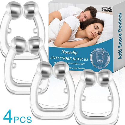 SNORE STOPPER MAGNETIC NOSE CLIP (4 Pack)