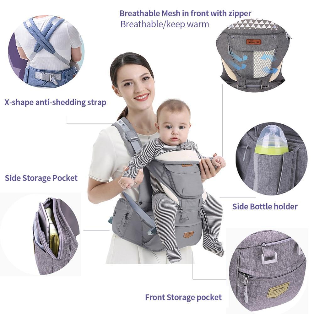 2 in 1 Hip/Seat Baby Carrier