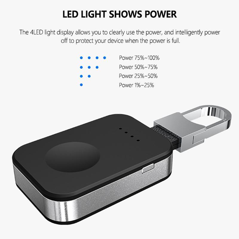 Qi Wireless Charging Keychain for Apple iWatch