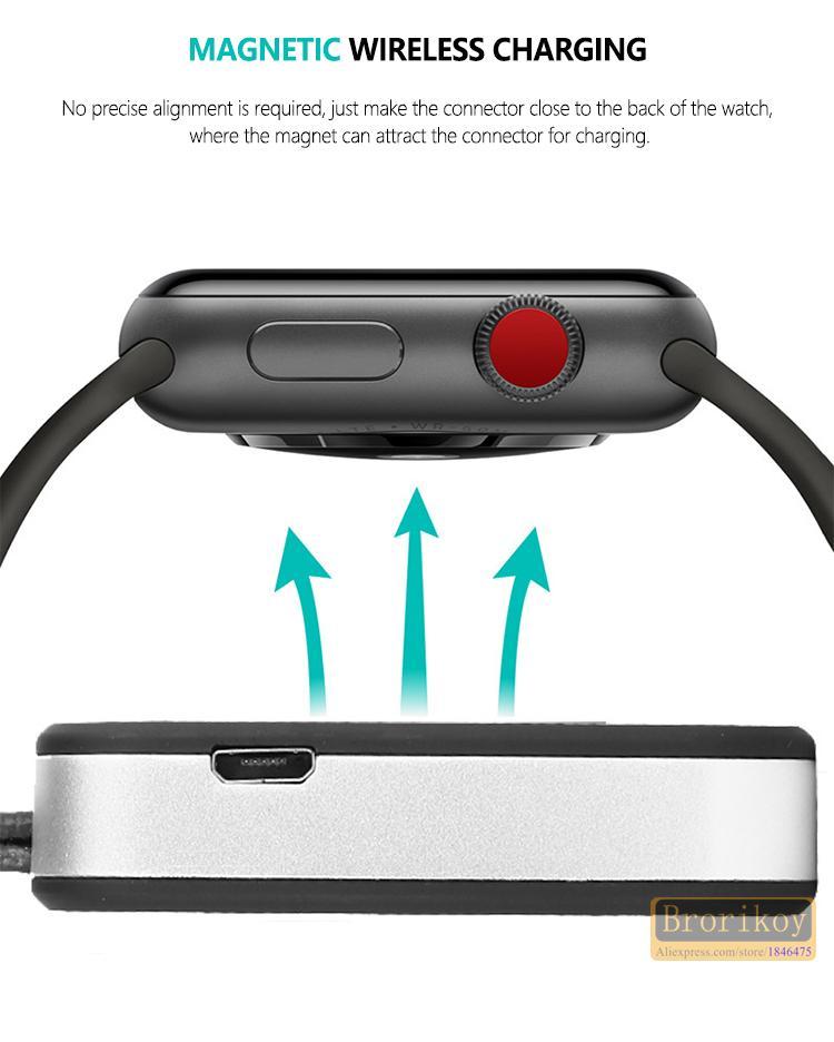 Qi Wireless Charging Keychain for Apple iWatch