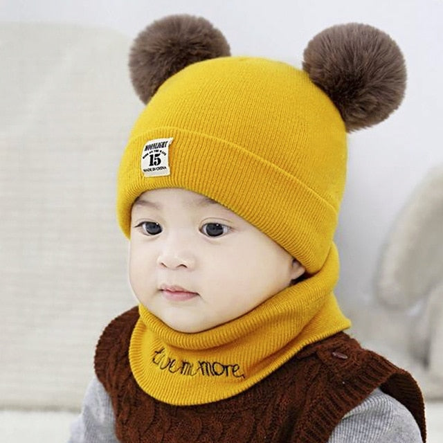 Blessa™ Winter Baby Toque and Neck Warmer