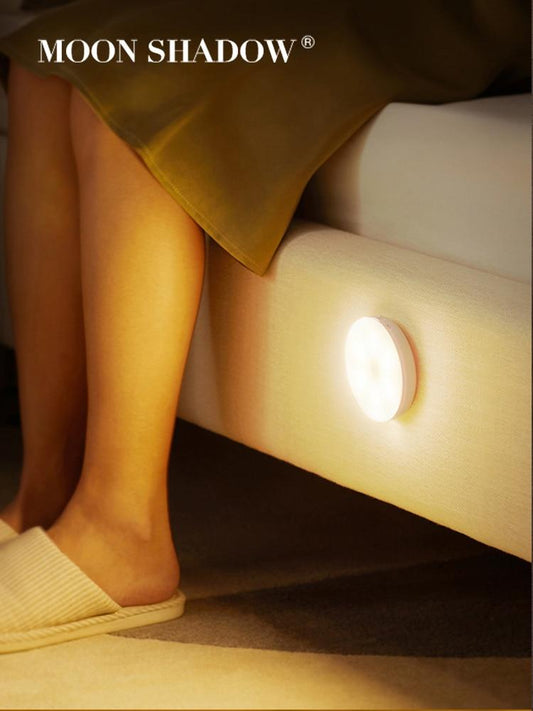 Bedroom Decor Night Lights Motion Sensor Night Lamp Children's Gift USB Charging Bedroom Decoration Led Night Light MOONSHADOW