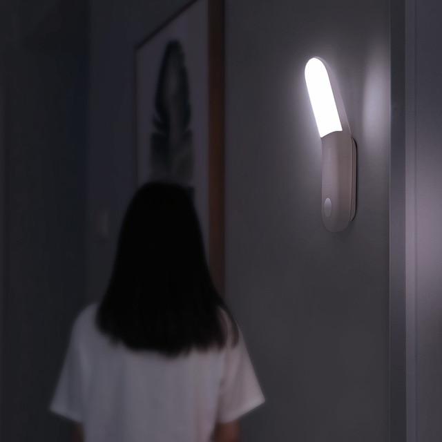 Baseus PIR LED Motion Sensor Light Y-Shape Aisle Light Magnetic Bedside Emergency Night Light Closet Wardrobe Stairs 0.5W USB