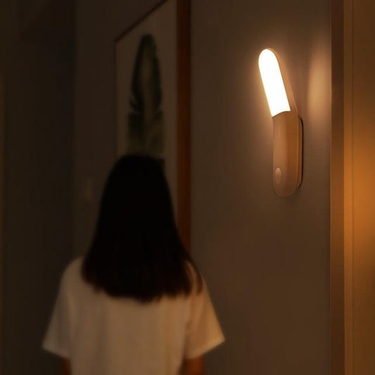 Baseus PIR LED Motion Sensor Light Y-Shape Aisle Light Magnetic Bedside Emergency Night Light Closet Wardrobe Stairs 0.5W USB