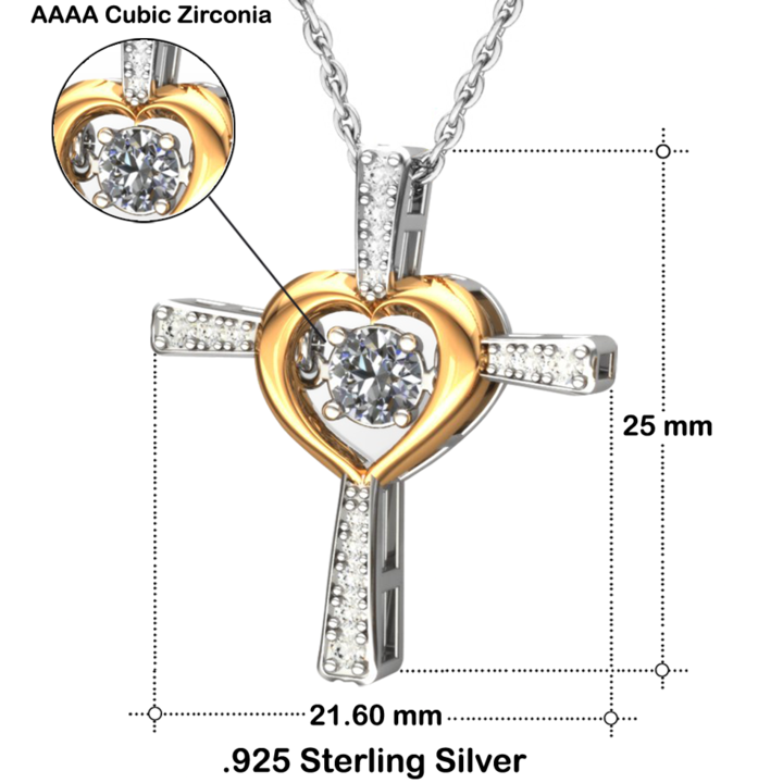 DIAMOND CROSS JEWEL NECKLACE